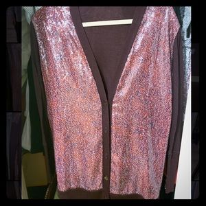 DVF sequin cardigan